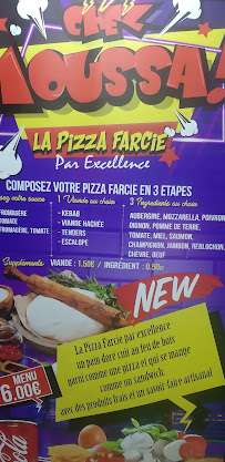 Snack moussa saint antoine à Marseille menu