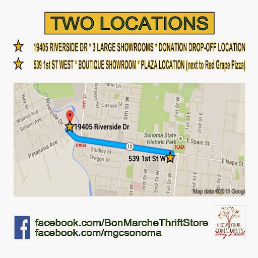 Thrift Store «Bon Marche Thrift Store», reviews and photos, 19405 Riverside Dr, Sonoma, CA 95476, USA