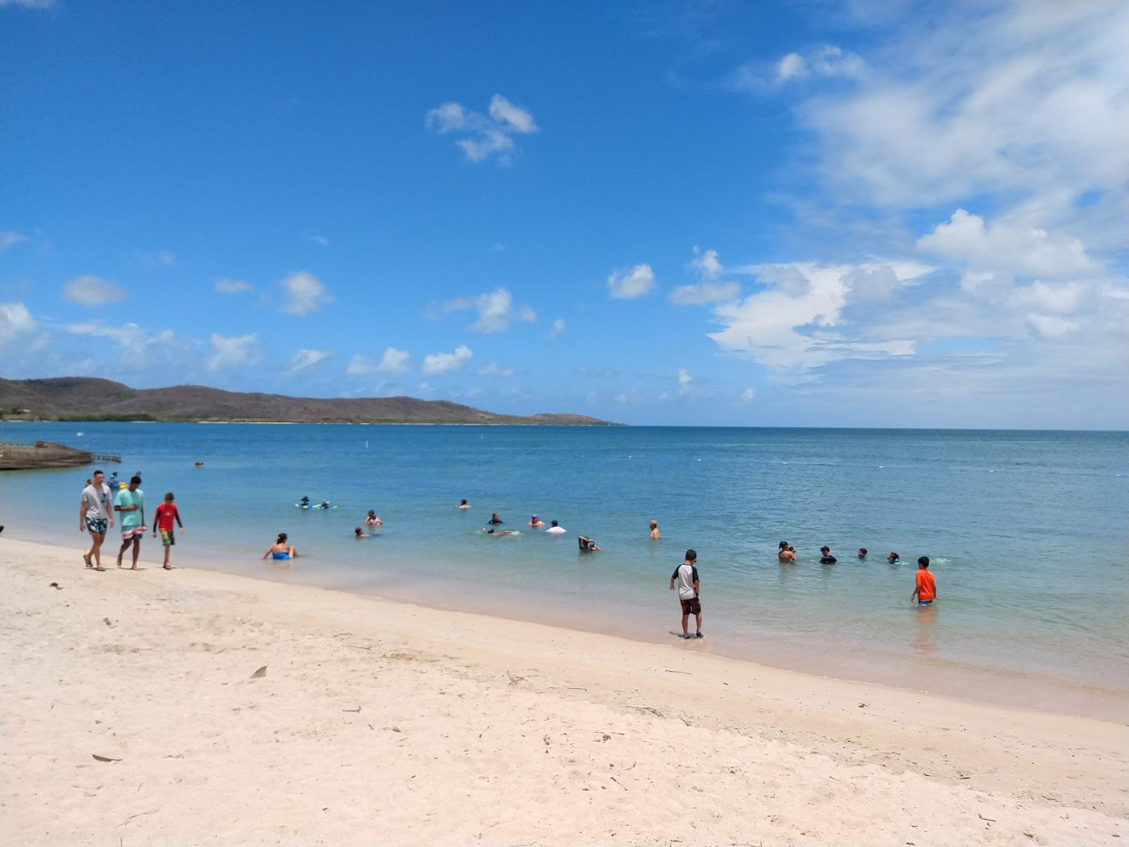 Photo de Playa Tanga - bon endroit convivial pour les animaux de compagnie pour les vacances
