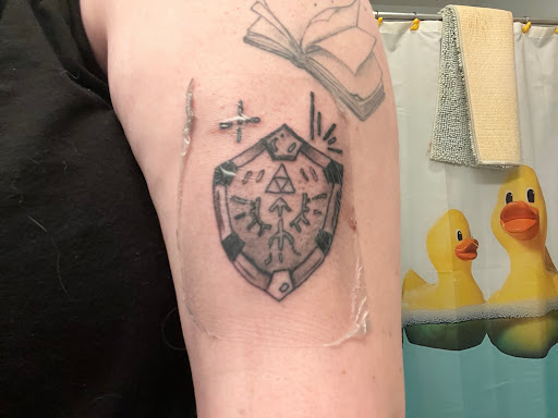 Explore snorlax tattoo ideas, creative tattoo ideas in Adrian, available at Good Life Tattoo Co.