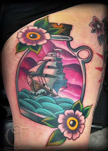 Find best leg tattoo ideas for your next unique tattoo in Houlton at Crowes Tattoos