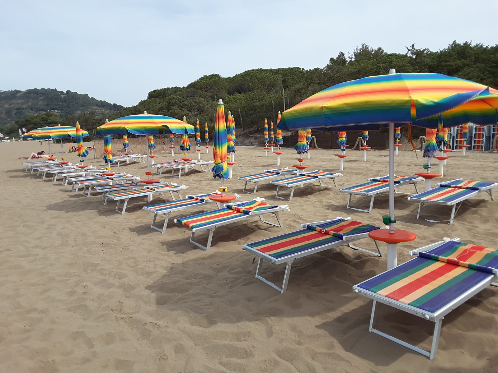 Fotografie cu Spiaggia Dell'Osa amplasat într-o zonă naturală