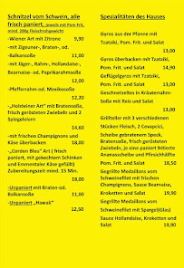 Carte du Grillstube & Partyservice Manfred Theves à Geilenkirchen