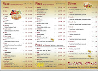 Pizzeria Pizza & Döner Oase Schnaitsee à Schnaitsee (la carte)