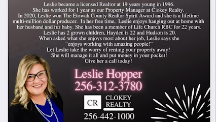 Leslie Hopper @ Clokey Realty Property Management