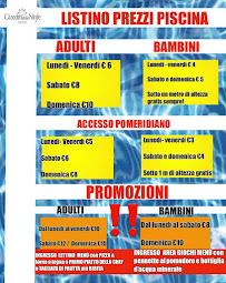 The Gardens Of the Nymphs à Naples menu