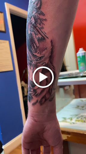 Explore honey bee tattoo ideas, creative tattoo ideas in Indianapolis, available at A-1 Art Tattoos LLC