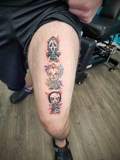 Explore black and grey tattoo ideas, creative tattoo ideas in Eau Claire, available at Inked Horizons