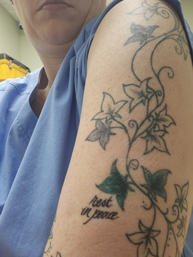 Explore tattoo word cover up ideas, creative tattoo ideas in Mesquite, available at Stuck On You Tattoos & Piercings