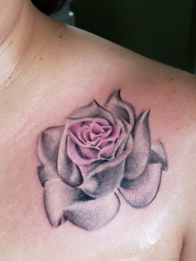 Explore family leg tattoo ideas, creative tattoo ideas in Santa Fe, available at Rivers Collective Body Art