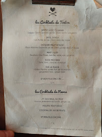 Tonton des Dames à Paris menu