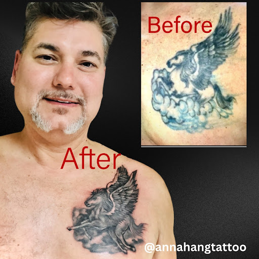 Explore aaliyah tattoo ideas, creative tattoo ideas in Garden Grove, available at Anna Hang Tattoo