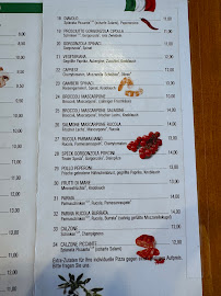 Carte du PIZZERIA AL MERCATO à Weida