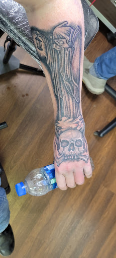 Explore father and daughter tattoo ideas, creative tattoo ideas in Peoria, available at Big Top Tat2