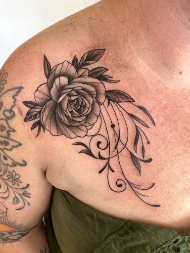 Explore bull skull tattoo ideas, creative tattoo ideas in Tacoma, available at Tsunami Tattoo