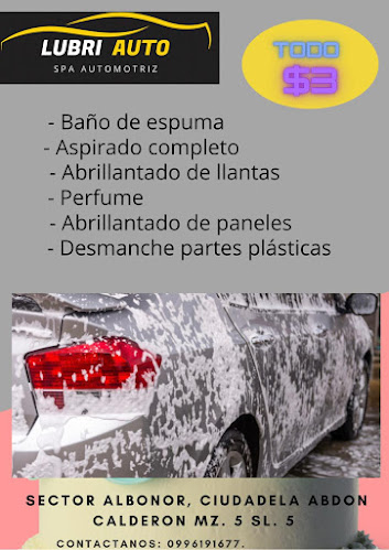 Opiniones de Lubri Auto - Spa Automotriz en Guayaquil - Spa