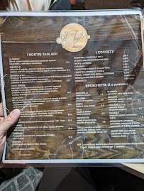 Menu / carte de Il Tagliere Toscano palocco à Rome