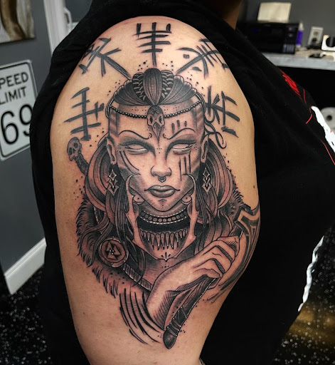 Explore patchwork ideas tattoos, creative tattoo ideas in Fort Myers, available at Loyal 2 The Coil Tattoos & Piercings (Edison Mall Location Entrance F)