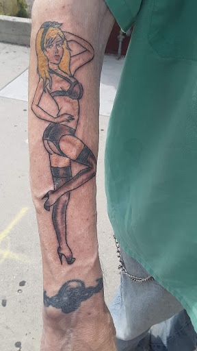 Explore knee ditch tattoo ideas, creative tattoo ideas in Salt Lake City, available at Big Deluxe Tattoo