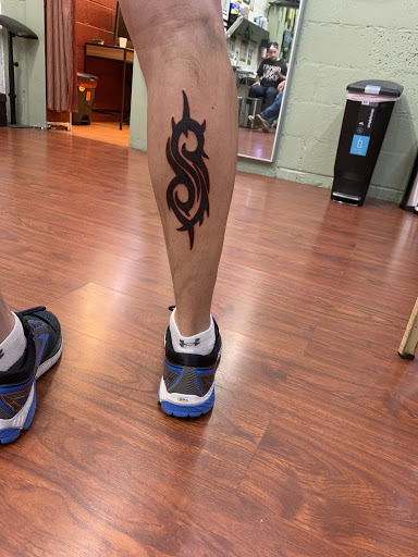 Explore thigh tattoo idea, creative tattoo ideas in Tucson, available at The Painted Lady Tattoo