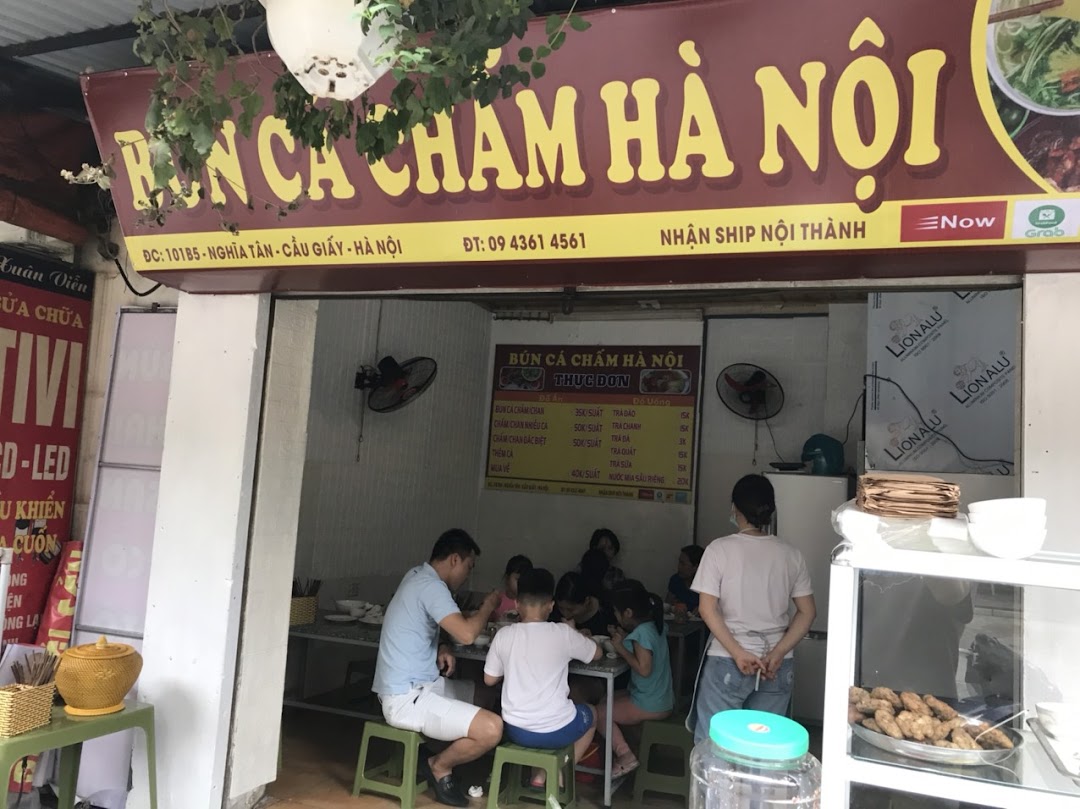 Bún cá chấm Hà Nội