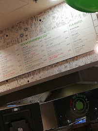 Carte du La Pizza de Nico Rivetoile à Strasbourg