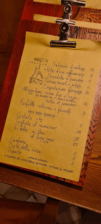 Restaurant Trattoria la Bassa à Treviso (la carte)