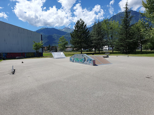 Skatepark du parc olympique à Albertville