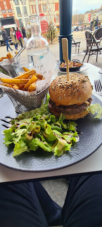 Hamburger du Restaurant français La Verbena Les Halles à Bayonne - n°6