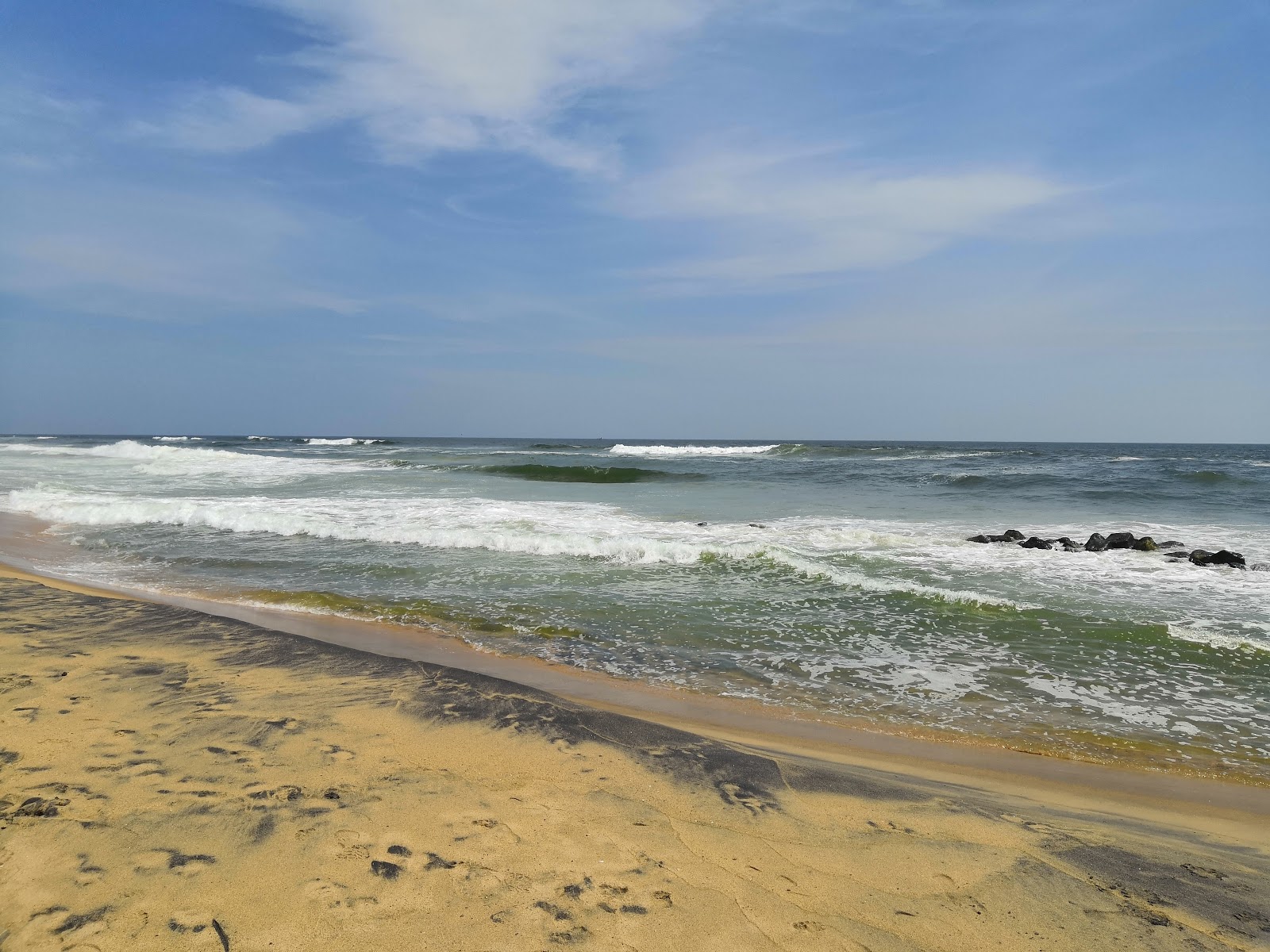 Fotografie cu Mayyanad Beach și așezarea