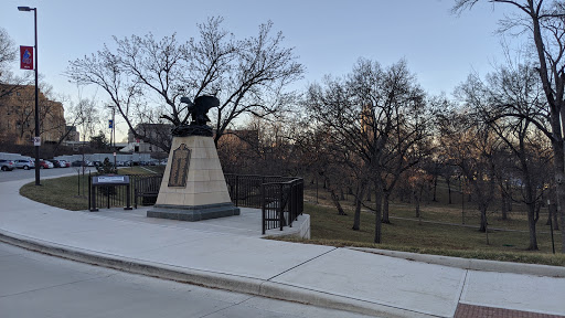 The Victory Eagle Historical Marker in Lawrence KS