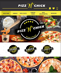 Pizz'N Chick à Miribel menu