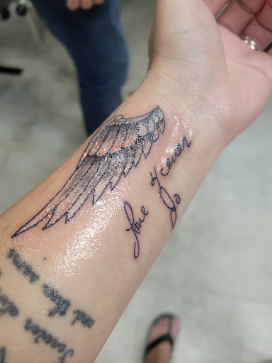 Explore tattoo bible verse ideas, creative tattoo ideas in Hudson Falls, available at ALTERED ADDICTION TATTOOS