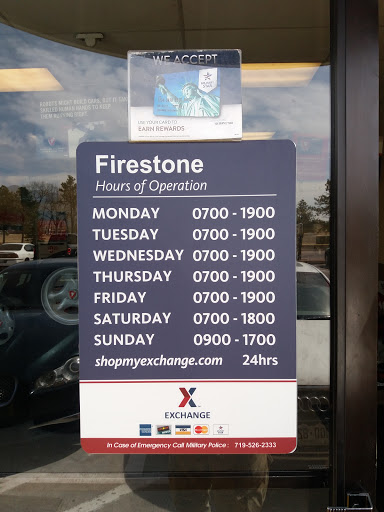 Tire Shop «Firestone Complete Auto Care», reviews and photos, 1515 Chiles Ave, Fort Carson, CO 80913, USA