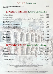 Menu du Pizzeria Atila à Berlin