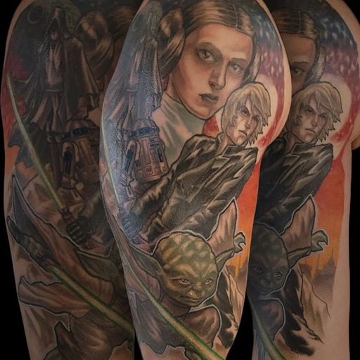 Explore tattoo ideas for women shoulder, creative tattoo ideas in Virginia Beach, available at Studio Evolve