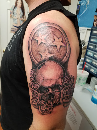 Explore depressing tattoo ideas, creative tattoo ideas in Ashland City, available at Sandmans Ink Shop