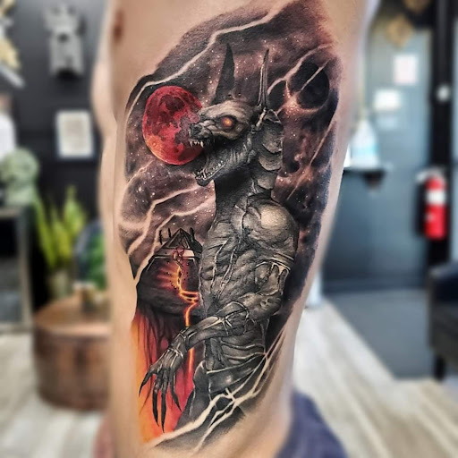 Explore small fill in tattoo ideas, creative tattoo ideas in Utica, available at Watchtower Tattoo Company