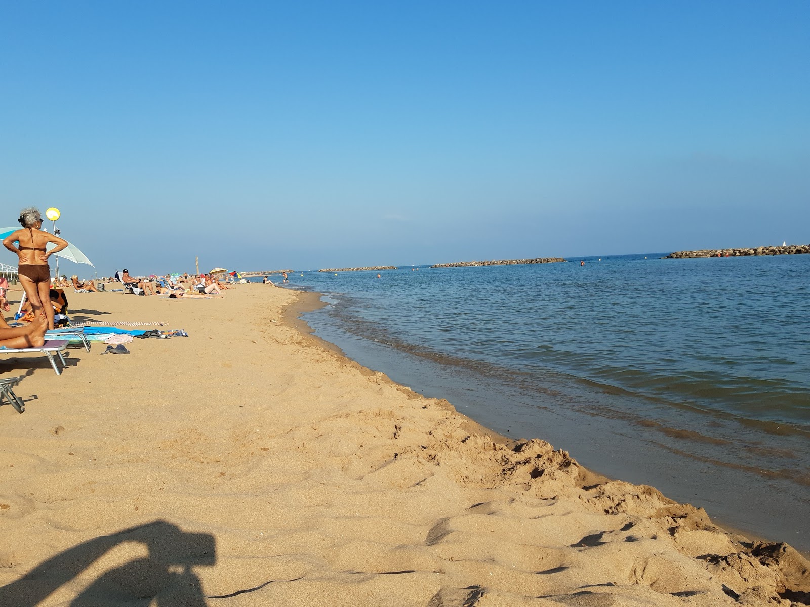 Fotografija Plage de Valras z svetel fin pesek površino