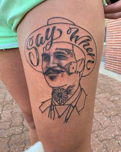 Explore forearm tattoo cover up ideas, creative tattoo ideas in Mexico, available at Majestic Moose Tattoo Haberdashery & Piercing Studio