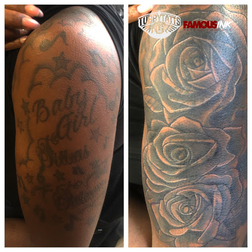 Explore ff7 tattoo ideas, creative tattoo ideas in Hammond, available at Famous Ink, Inc.