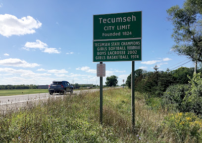 Tecumseh City Limit Marker