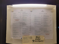 Het Oude Posthuis à Emmerich menu