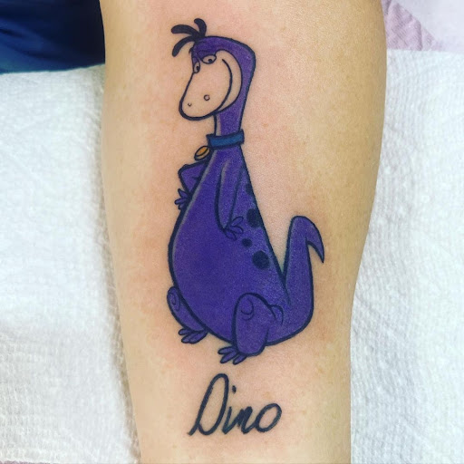 Explore middle arm tattoo ideas, creative tattoo ideas in Calhoun, available at A Sailors Grave Tattoo Parlor