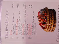 Menu du Gyros Bar à Heringsdorf
