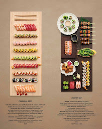 Restaurant de sushis Sticks'n'Sushi à Berlin (le menu)