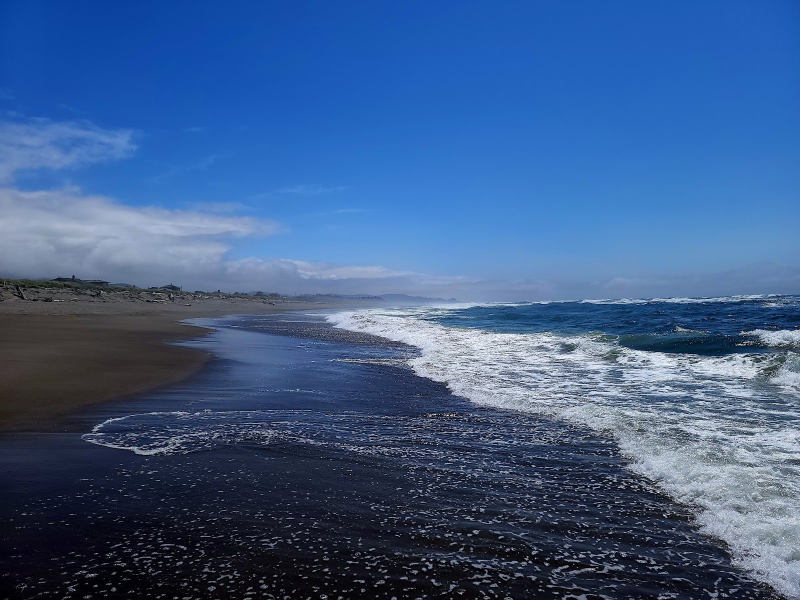 Fotografija Salishan Beach z svetel pesek površino