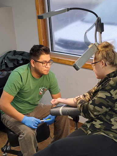 Explore mercury tattoo ideas, creative tattoo ideas in Fort Wayne, available at Grade A Tattoos and Body Piercing