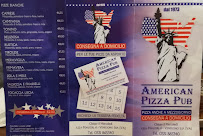 Carte du AMERICAN PIZZA PUB à Venegono Superiore