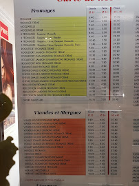 Carte du Serge Pizza à Grenoble